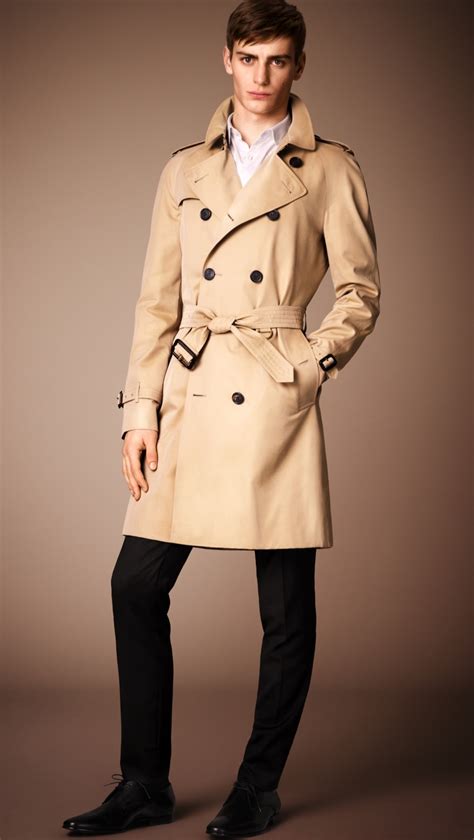 burberry trench coat back men|authentic burberry men trench coat.